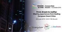 “From Dream to Reality”  Leading Smart City projects to Share Results in Brussels at EU Regions Week 2019